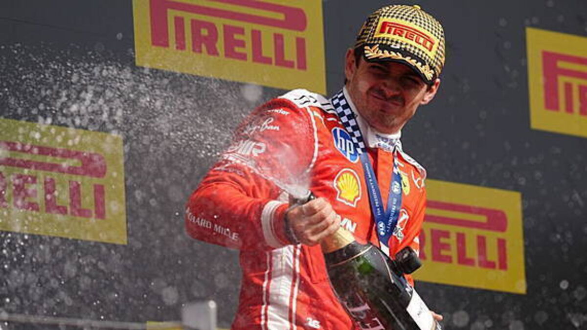 George Russell’s title hopes boosted as Charles Leclerc wins British Grand Prix
