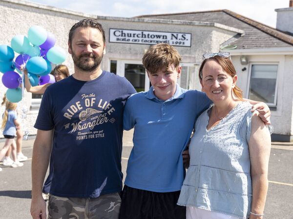 Andy, Callum and Caroline Wallace