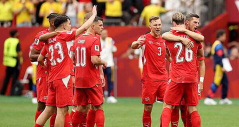 Switzerland into World Cup quarter-finals as Colombia pay the penalty