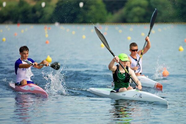 Sean Smyth in Junior Men’s K1 Long Course action at the European Canoe Marathon Championships Sean Smyth in Junior Men’s K1 Long Course action at the European Canoe Marathon Championships