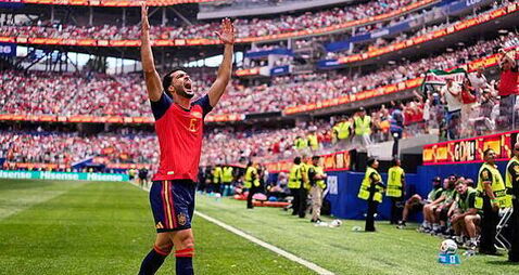 Mikel Merino fires Spain to victory again with late winner against Belgium Mikel Merino fires Spain to victory again with late winner against Belgium