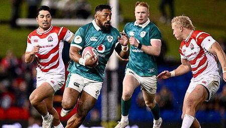 Sean Jansen scores on debut as Ireland secure bonus-point win over Japan