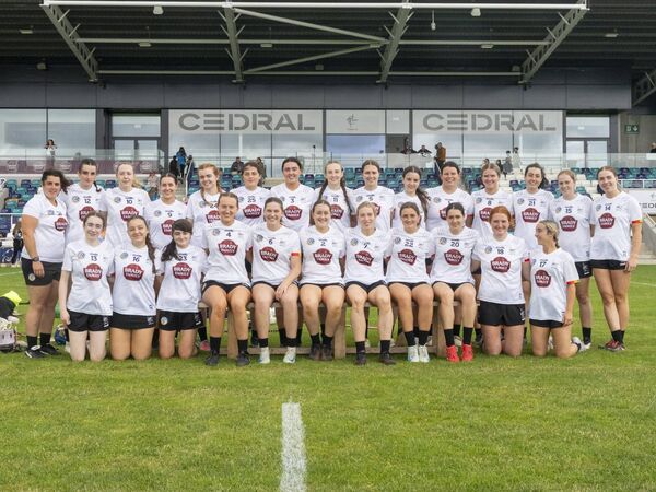 The Kildare squad may just be hitting form at the right time after two successive wins leading into Saturday's semi-final Photo: Aisling Hyland The Kildare squad may just be hitting form at the right time after two successive wins leading into Saturday's semi-final Photo: Aisling Hyland