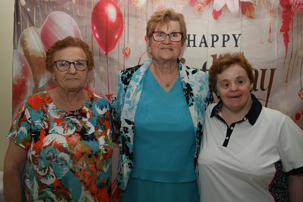Batty and Sabrina Dunne with Breda Batty and Sabrina Dunne with Breda