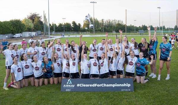 Kildare celebrate with LGFA U16 'A' All-Ireland trophy Kildare celebrate with LGFA U16 'A' All-Ireland trophy