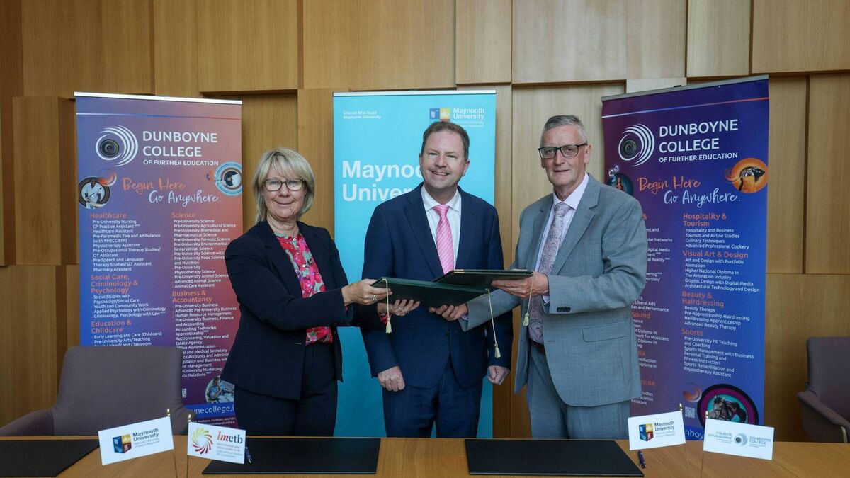 Maynooth University and Dunboyne College partner up to strengthen educational pathways