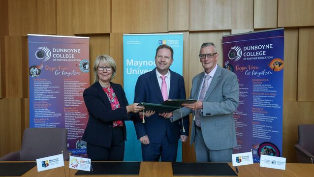 <p>MU President Professor Eeva Leinonen, Minister James Lawless TD and Chief Executive of Louth &amp; Meath Education and Training Board, Martin G. O’BrienMU President Professor Eeva Leinonen, Minister James Lawless TD and Chief Executive of Louth &amp; Meath Education and Training Board, Martin G. O’Brien</p>