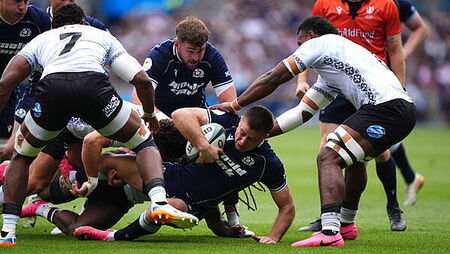 Jamie Dobie double sparks fightback as Scotland overcome Fiji challenge