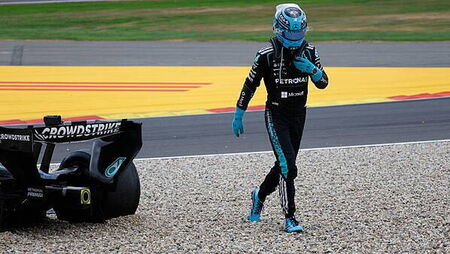 George Russell ‘numb to disappointment’ after crash as Kimi Antonelli wins again George Russell ‘numb to disappointment’ after crash as Kimi Antonelli wins again