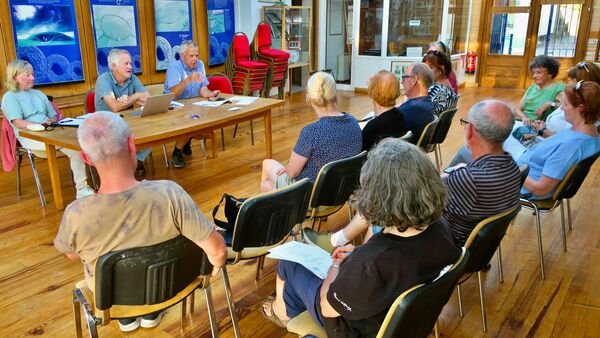 Chair Noel Clare makes a point at the July KCA meeting Chair Noel Clare makes a point at the July KCA meeting