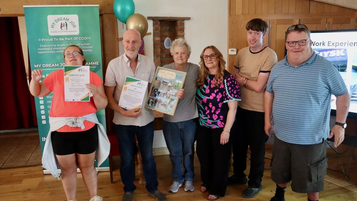 Kildare participants celebrate 'My Dream Job' completion 