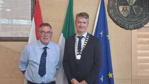 <p>The Naas Municipal District Committee appointed cllr Bill Clear as Mayor and cllr Ger Dunne as Deputy Mayor of the Municipal District</p> <p>The Naas Municipal District Committee appointed cllr Bill Clear as Mayor and cllr Ger Dunne as Deputy Mayor of the Municipal District</p>