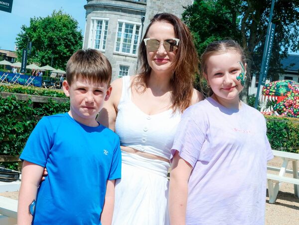 Luke Owens, Rasa McMahon and Thalia McMahon from Rathangan Luke Owens, Rasa McMahon and Thalia McMahon from Rathangan