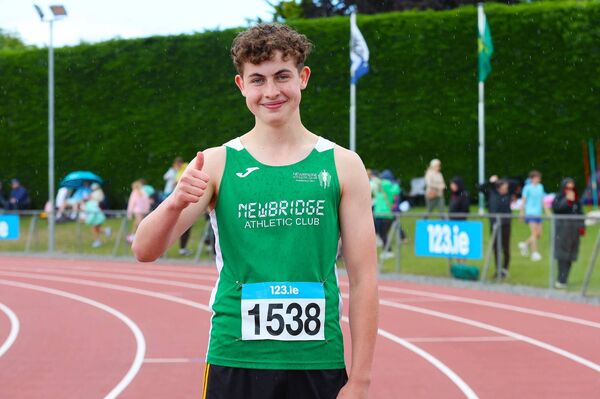 Kyle Byrne-Ward - third over 100m hurdles in Belfast. 