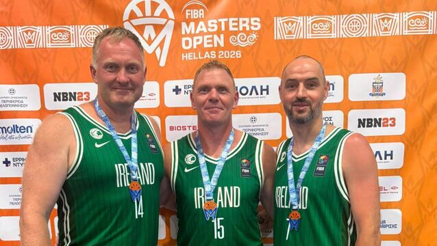Kildare club players help propel Ireland to medals at FIBA Masters Open 