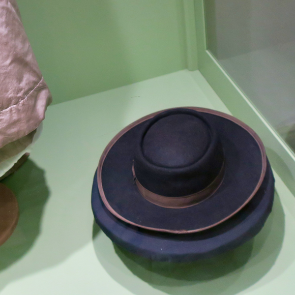 Peace activist Charles Lamb's 19th-century Quaker hat Peace activist Charles Lamb's 19th-century Quaker hat