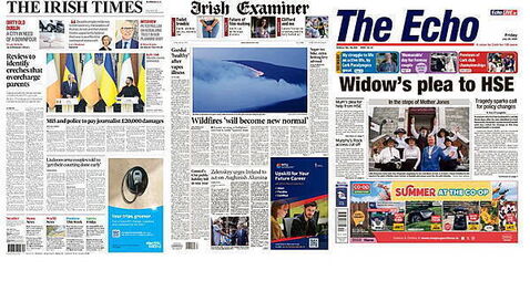 What the papers say: Friday's front pages