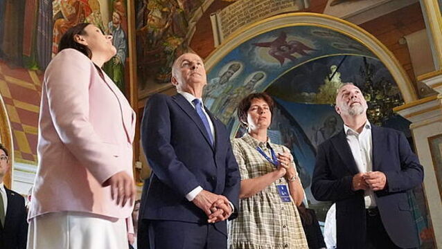 Drone damage to Kyiv monastery ‘assault on Ukrainian culture’ – Taoiseach
