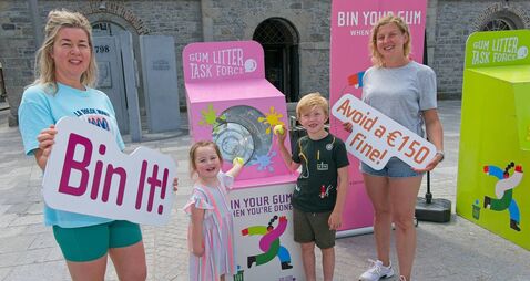 Gum Litter Taskforce comes to Athy