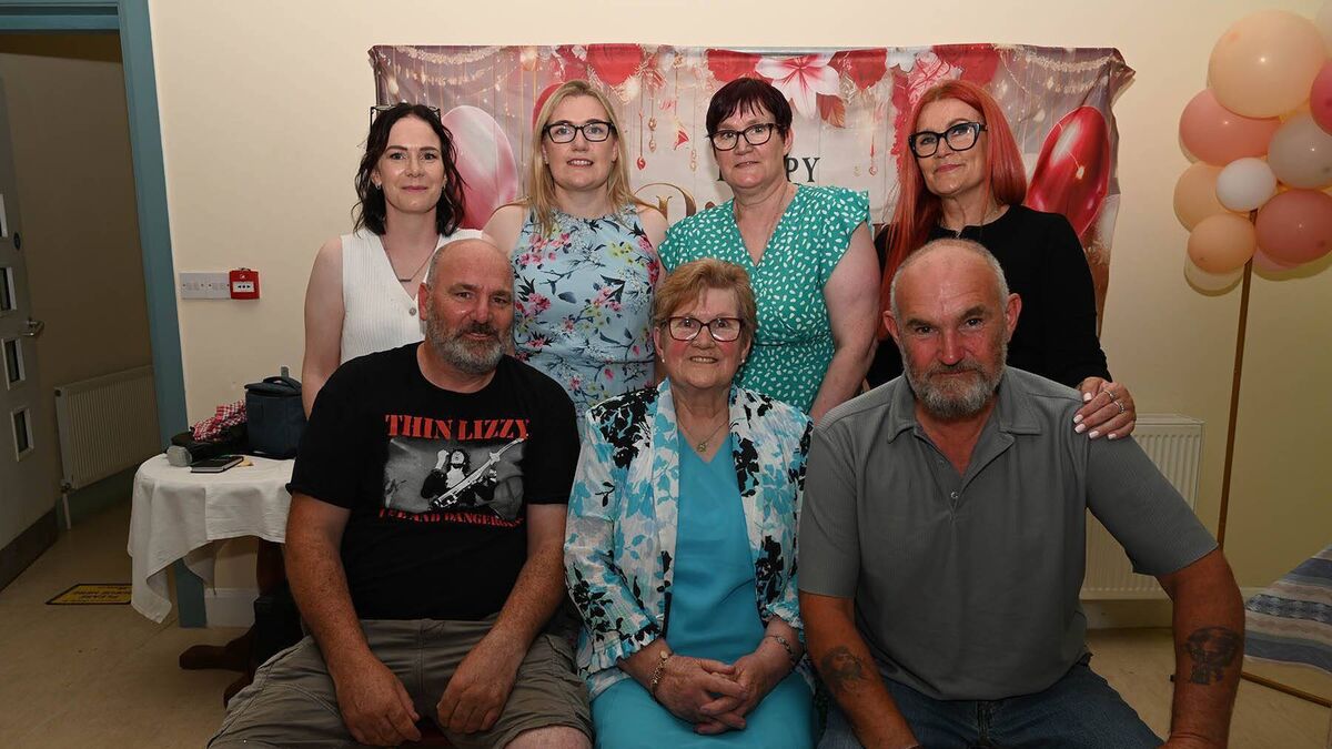 PHOTOS: Breda Thackaberry's 80th birthday celebration in Suncroft Community Centre 