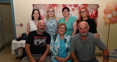 PHOTOS: Breda Thackaberry's 80th birthday celebration in Suncroft Community Centre 