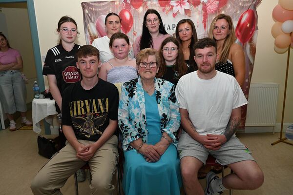 Breda and grandchildren Breda and grandchildren