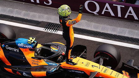Lando Norris pips Lewis Hamilton to Hungary pole as Mercedes duo struggle
