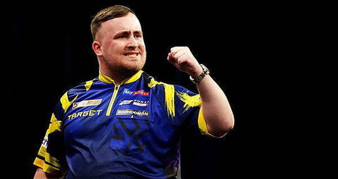 Luke Littler powers past Dirk van Duijvenbode to reach World Matchplay final