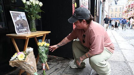 Tearful fans queue in Dublin to express condolences over Glen Hansard’s death