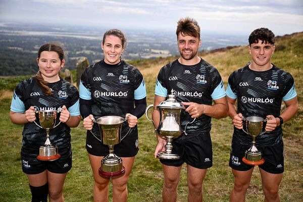 From left, U16 camogie winner, Eloise McConn, senior camogie winner, Molly Lynch, senior hurling winner, Colin Ryan, and U16 hurling winner, Conor Raleigh Photo by Ben McShane/Sportsfile From left, U16 camogie winner, Eloise McConn, senior camogie winner, Molly Lynch, senior hurling winner, Colin Ryan, and U16 hurling winner, Conor Raleigh Photo by Ben McShane/Sportsfile