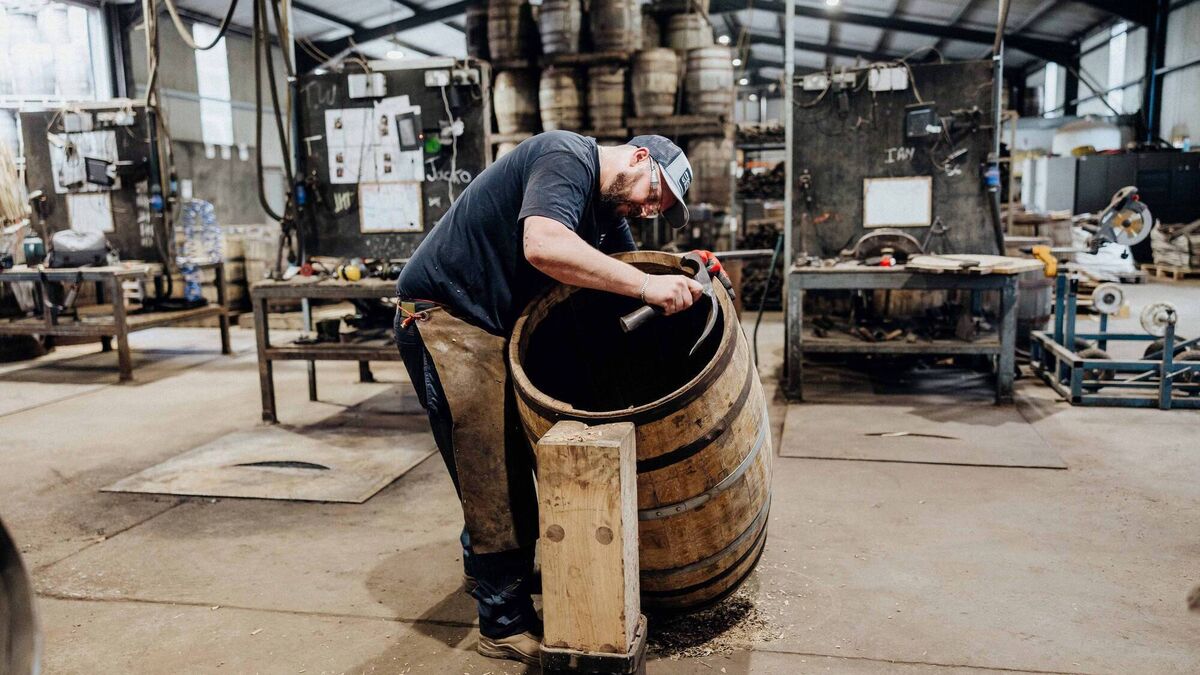 Kildare coopers give new life to fallen ancient tree 