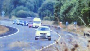 <p>The motorist was arrested at the scene on August bank holiday Monday. Image: An Garda Síochána Laois/Offaly </p> <p>The motorist was arrested at the scene on August bank holiday Monday. Image: An Garda Síochána Laois/Offaly </p>