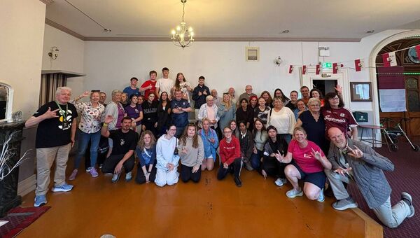 ISL Campers with members from Galway Deaf Club including chairperson Catriona ISL Campers with members from Galway Deaf Club including chairperson Catriona