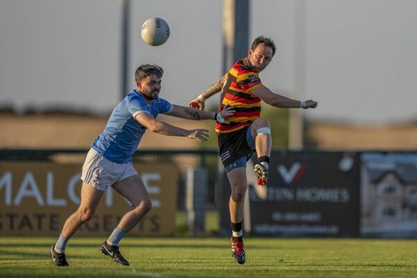 Conor Mortimier shows some of his class by kicking Ardclough's first point during their defeat to Athgarvan