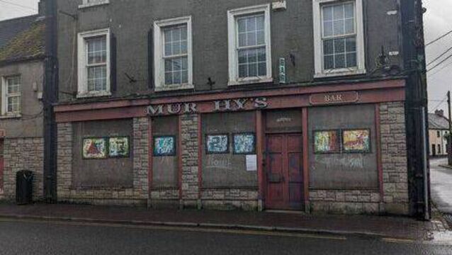 <p>The vacant Murphy's Pub in Athy</p>