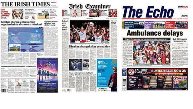 What the papers say: Monday's front pages