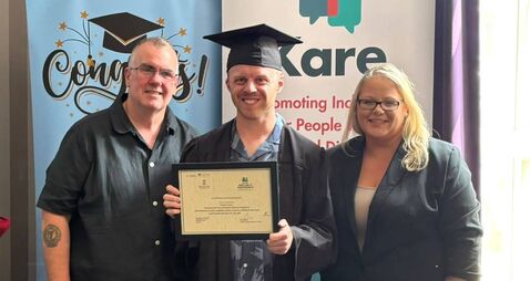 Participants complete work placement in hotel