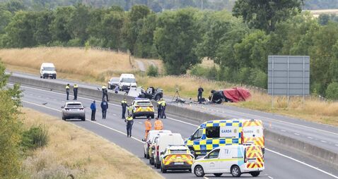 UPDATED: Five teen males killed following Kildare motorway collision
