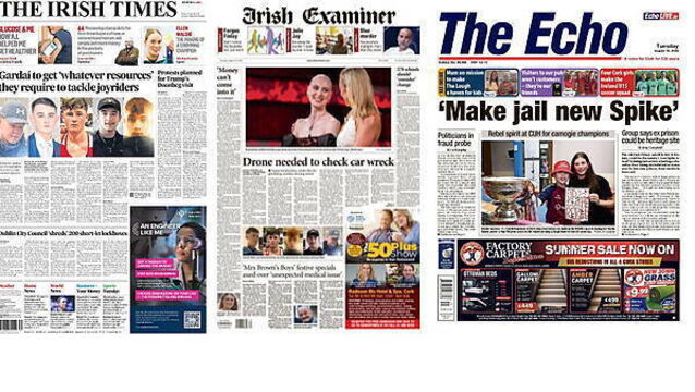 What the papers say: Tuesday's front pages