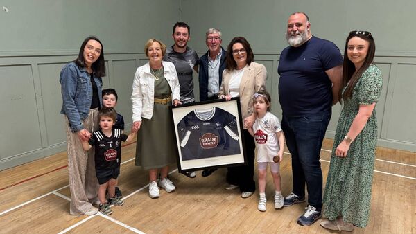 Paddy McKenna with friends and family Paddy McKenna with friends and family