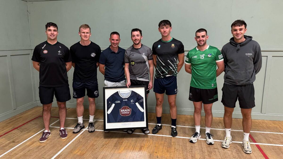 Clane GAA make presentation to Paddy McKenna to mark 100th Kildare appearance