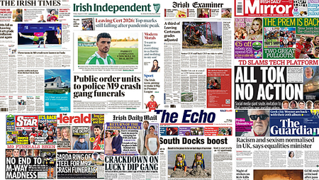 What the papers say: Friday's front pages
