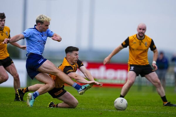 Daragh Jameson scoring vital late goal for Eadestown. Daragh Jameson scoring vital late goal for Eadestown.