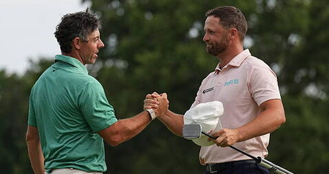 Rory McIlroy fightback falters late on as Wyndham Clark wins BMW Championship