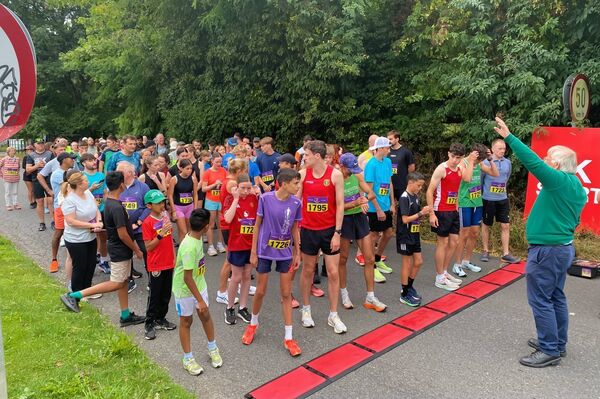 At the start of the Kildare AC 5km road race.