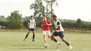 <p>Jayden Parson had another excellent game for the U20s against Sligo Rovers</p>