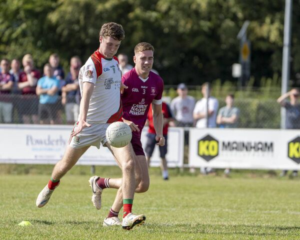 Hugh Martin scoring one of his three Championship goals so far this year for Suncroft Photo: Aisling Hyland Hugh Martin scoring one of his three Championship goals so far this year for Suncroft Photo: Aisling Hyland