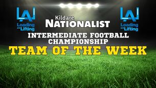 <p>The Loading and Lifting Kildare Nationalist Intermediate Football Championship Team of the Week - Round 2</p>