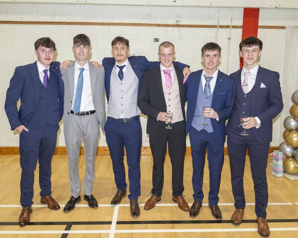 Paddy McDonnell, Adam Doyle, Rian English, Aron Byrne, Ciaran Chanders and Sean Dunne