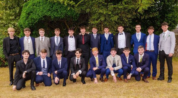 Some of the Coláiste Lorcáin debs class of 2026 Photos: Michael O'Rourke Photography